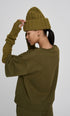 Rabens Saloner Dolli pure wool sleeves fern green